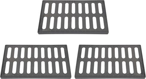 Heavy Duty Ductile Cast Iron Channel Drain Grate - 20x10 Inch Metal Trench Drain Covers for Driveway, Garage, Parking Lot, and Commercial Use in Kuwait