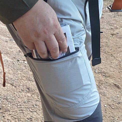 Women's Waterproof Hiking Pants, Lightweight Trekking Pants with Zip Secure Pockets, Adjustable String Hem in Saudi Arabia