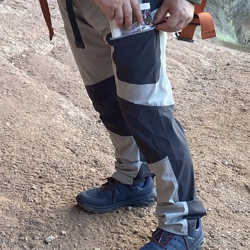 Women's Waterproof Hiking Pants, Lightweight Trekking Pants with Zip Secure Pockets, Adjustable String Hem in Saudi Arabia