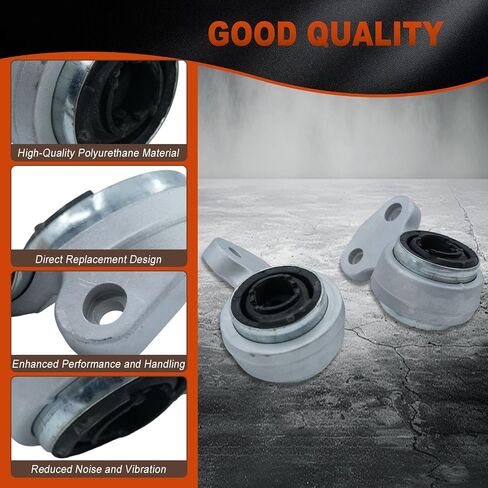 Front Lower Control Arm Rearward Bushing Bracket 2PCS for Volkswagen CC 2009-2017, Passat L4 2.0L 2012-2014, Passat V6 3.6L 2012-2014, Passat 2006-2010, Tiguan 2009-2017 OE 3C0199231D, 3C0199231E in Kuwait