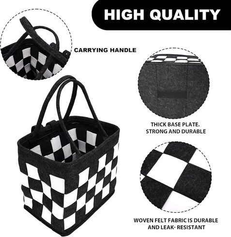 Bike Basket Front for Bike, Woven Felt Bicycle Handlebar Basket for Adults, Detachable Storage Basket for Commuting, Shopping, Picnic, Daily Riding Accessories in Saudi Arabia