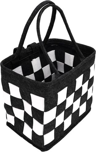 Bike Basket Front for Bike, Woven Felt Bicycle Handlebar Basket for Adults, Detachable Storage Basket for Commuting, Shopping, Picnic, Daily Riding Accessories in Saudi Arabia