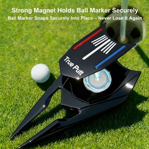 أداة Divot Golf مع علامة الكرة ومقطع القبعة المغناطيسية ، أداة إصلاح Divot Multi-Functional ، إكسسوارات الجولف الممتازة لصالح لاعبي Gan Women in Kuwait