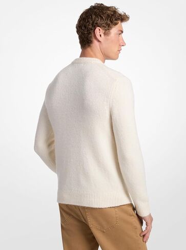 Michael Kors Mens Cozy Luxe Quarter Zip Sweater in Saudi Arabia