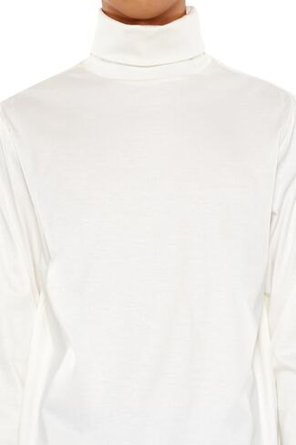 قميص رجالي بياقة مدورة من مزيج سوبيما من Forever 21 in Saudi Arabia