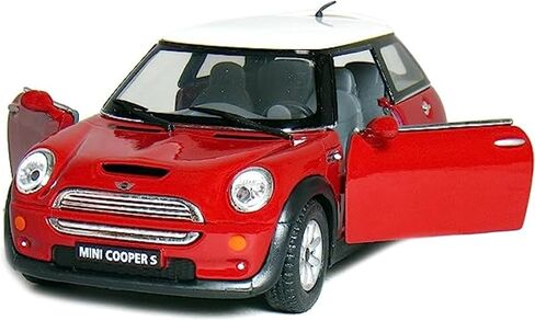 Mini Cooper S قابلة للتحويل في مقياس Diecast الأصفر 1:28 بواسطة Kinsmart in Kuwait