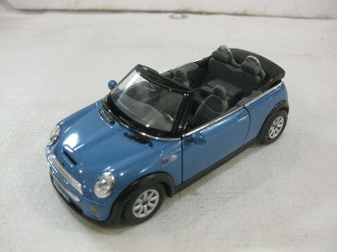 Mini Cooper S قابلة للتحويل في مقياس Diecast الأصفر 1:28 بواسطة Kinsmart in Kuwait