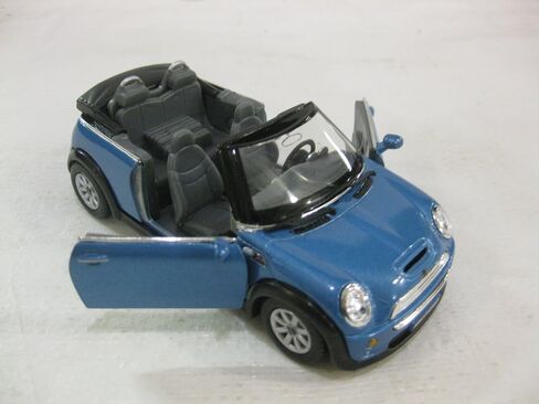Mini Cooper S قابلة للتحويل في مقياس Diecast الأصفر 1:28 بواسطة Kinsmart in Kuwait