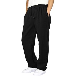 Boys & Girls Thermal Pants Age 6-15, Unisex Kids Fleece Lined Thick Joggers Elastic Waist Winter Sweatpants w/Pockets in Saudi Arabia