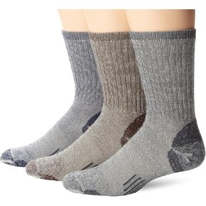 Adult Unisex 3-Pair Grey Merino Wool Hiking Socks in Saudi Arabia