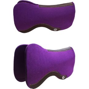 CHALLENGER 32" x 32" Horse Wool Felt Western Saddle Pad Contoured Purple 39RT16PR in Saudi Arabia