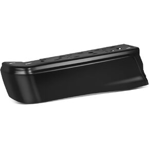 Auto Dynasty Rear Bumper End Caps Cover Compatible with 2015-2020 Ford F-150, Passenger Right Side, with Parking Sensor Holes, Primered/Painted Black in Kuwait