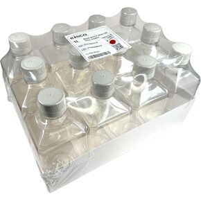 Eisco - Pack of 24, 500mL Sterile PETG Media Bottles with HDPE Caps, Square, Leak-Proof, Tamper-Evident, Non-Pyrogenic, Gamma Sterilized, Ideal for Lab Reagents, Buffers & Biopharmaceutical Use in Saudi Arabia