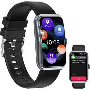 Fitness Trackers Watch, Health Tracker with Pedometer, Heart Rate & Sleep Monitor, Blood Oxygen, IP68 Waterproof Watches for Men Women, Works with Android iPhone-Gold in Kuwait