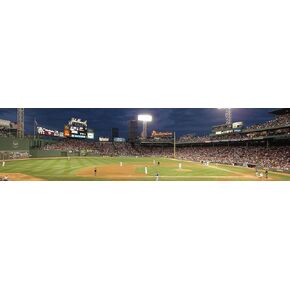 Artsy Canvas Fenway Park Panoramic 48" x 12" Fabric Wall Sticker in Saudi Arabia