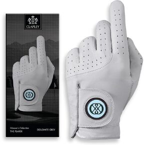 CLAPLEY Women’s Golf Glove – Premium Cabretta Leather with Magnetic Ball Marker, Breathable Design, Good Elasticity, Precious Gift for Golfers, Super Soft Feel, Left and Right Hand, Secure Fit in Kuwait