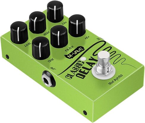 Digital Delay Electric Guitar Effects Pedal - Mini Size, True Bypass, Noise Reduction, Aluminum Alloy, 9V DC Power, 20ms-600ms Delay in Saudi Arabia