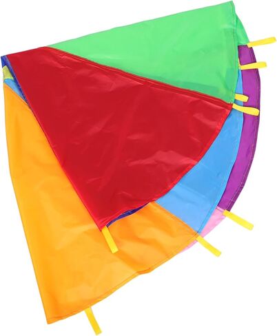 VANZACK Rainbow Parachute for Boys and Girls – Colorful Parachute for Team Building Coordination Games and Group Activities – for Schools Summer Camps and Birthday Parties in Saudi Arabia
