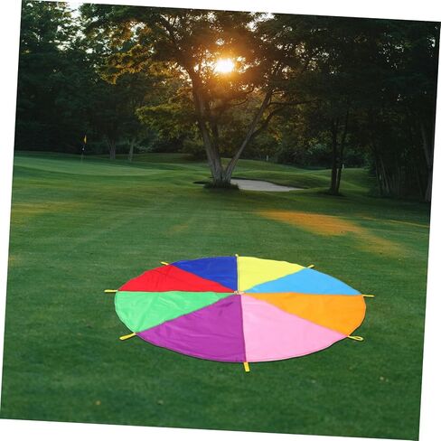 VANZACK Rainbow Parachute for Boys and Girls – Colorful Parachute for Team Building Coordination Games and Group Activities – for Schools Summer Camps and Birthday Parties in Saudi Arabia