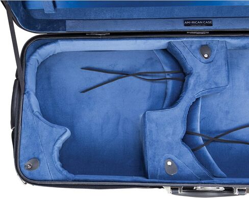American Case Eagle Double Violin/Viola Case for 4/4 Violin & 15.5"-16.5" Viola | Wood Shell, Hygrometer & Adjustable Straps in Saudi Arabia