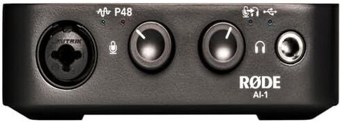 Rode Ai-1 Studio-Quality USB Audio Interface with Rode SC17 1.5m USB-C to USB-C Cable in Saudi Arabia