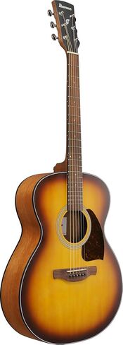 جيتار صوتي من Ibanez PC50 PF Performance Grand Concert - حزمة طبيعية ذات مسام مفتوحة مع حافظة صلبة وموالف وأوتار وحزام ولقطات وأقراص DVD التعليمية لأوستن بازار وقماش تلميع in Saudi Arabia