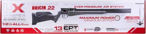 Umarex Origin PCP .22 Caliber Pellet Gun Air Rifle, Includes Hand Pump in Saudi Arabia