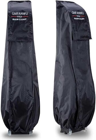 Golf Bag Rain Cover,Durable Dustproof, Travel Waterproof Gear,Golf Bag Rain Hood 50.4" (H) x 8.5" (W) x 23.2" (L) in Saudi Arabia