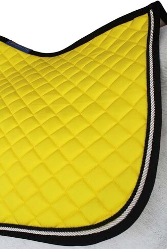 CHALLENGER Horse Contoured English Quilted Lightweight Jumping Saddle Pad Yellow 72TS37YL in Saudi Arabia