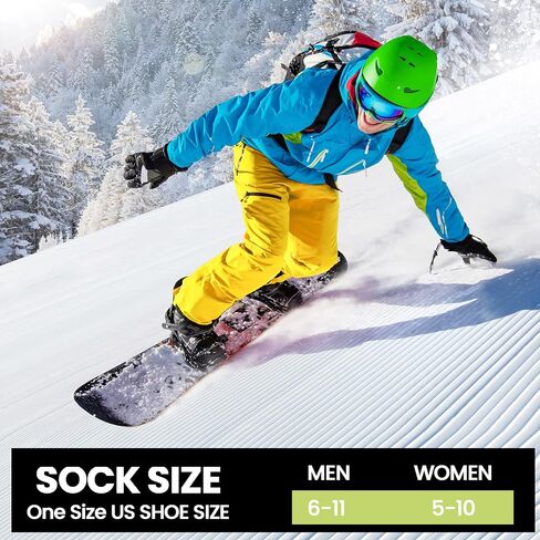 JaGely Mens Hiking Wool Socks Warm Thermal Thick Athletic Boot Sock for Winter Cold Weather, One Size, Multicolored in Saudi Arabia
