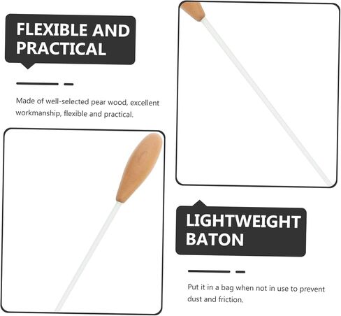 Milisten Performance Orchestra Conducting Stick Comfortable Handle for Concerts and Music Directing for Conductors and Students in Saudi Arabia