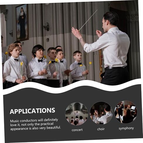 Durable Wooden Music for Senior Marching Band Conductors Fine Workmanship Comfortable Grip present for Orchestra Leaders Balanced Design for Teachers Students in Saudi Arabia