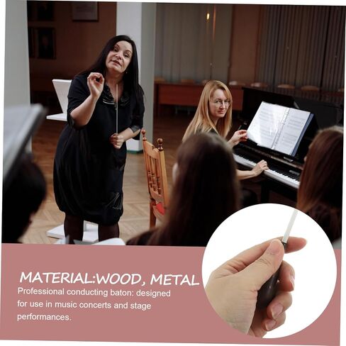 Vaguelly Professional Conducting Handle for Orchestra Choral and Band Leaders Comfortable Grip Unique Grain Design for Musical Concerts in Saudi Arabia