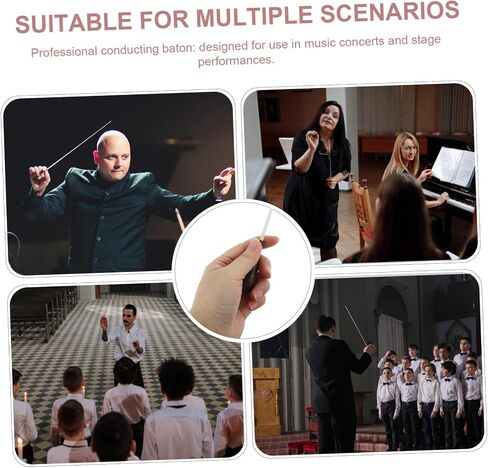 Vaguelly Professional Conducting Handle for Orchestra Choral and Band Leaders Comfortable Grip Unique Grain Design for Musical Concerts in Saudi Arabia