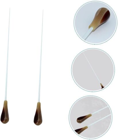 Vaguelly 2pcs Professional Music Conducting Sticks Resin Orchestra for Concert Performance for Conductors and Music Enthusiasts in Saudi Arabia