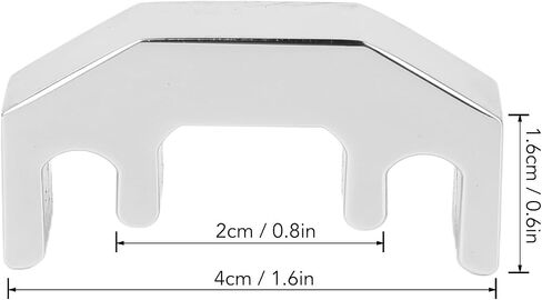 1Pcs Violin Mute, Metal Violin Practice Mute, Lightweight Portable Mute for Violin with Storage Box, Easy to Use Violin Accessories Replacement Parts for Violinist (Gold) in Saudi Arabia