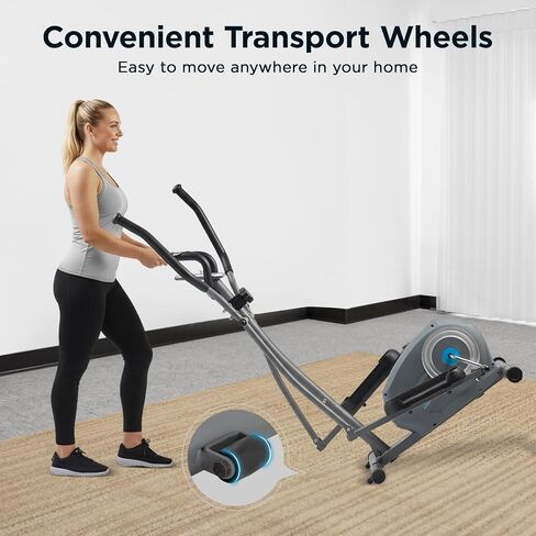 JLL Smart Upright Elliptical & Full-Body Cross Trainer – Compact, Low-Impact Cardio Machine for Home, Arm & Leg Workout, Whisper-Quiet, Heart Rate Monitor, Bluetooth with Fit App, Magnetic Resistance in Saudi Arabia