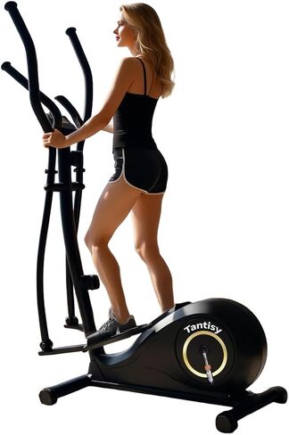 Elliptical Exercise Machine for Apartments and Homes,8 Levels of Magnetic Resistance,15.5-inch Stride Elliptical Machine, and Supports Users up to 400 pounds Elliptical Training Machines; in Saudi Arabia