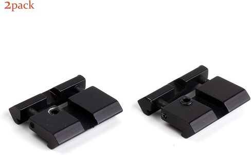 2pcs Scope Mount Rail Adjustable Adapter 20mm Picatinny to 11mm,Mini Rail convertor Aluminum Alloy Lightweight in Saudi Arabia
