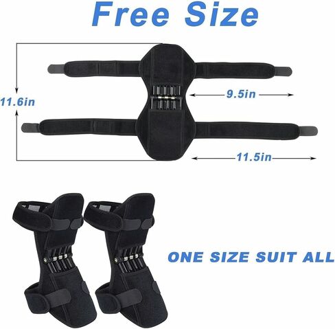 Joint Support Knee Pads - for Exercising, Squat, Climbing - Powerful Rebound Spring Force Knees Protection Booster in Saudi Arabia