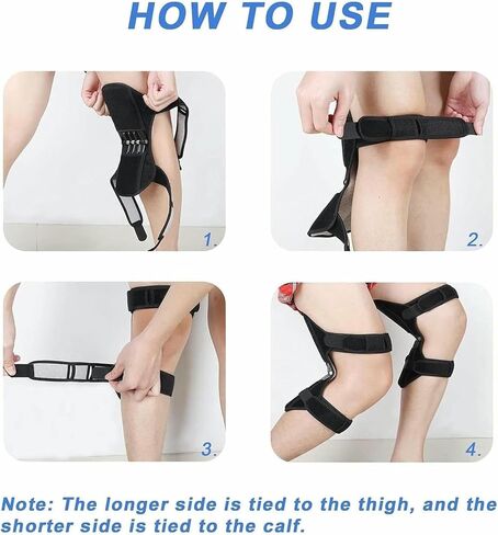 Joint Support Knee Pads - for Exercising, Squat, Climbing - Powerful Rebound Spring Force Knees Protection Booster in Saudi Arabia