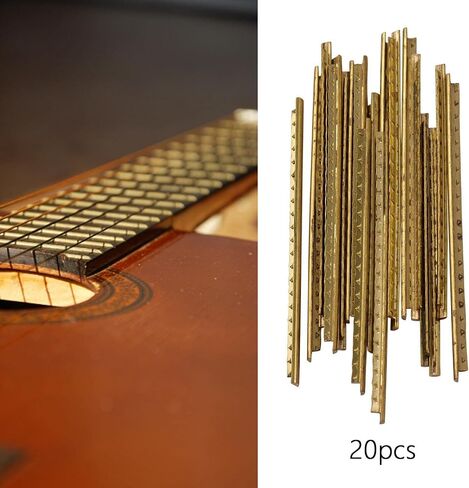 20 قطعة من أسلاك الجيتار، سلك فريت، سلك نحاسي ذو سطح أملس، سلك نحاسي عالي القوة للوحة الأصابع للجيتار الكلاسيكي، 20 قطعة in Kuwait