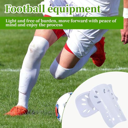 2 Pairs Soccer Shin Guards Breathable Shin Pads Adults Shins Guard Sleeves Lightweight Football Equipment for Football Games Men Women in Saudi Arabia