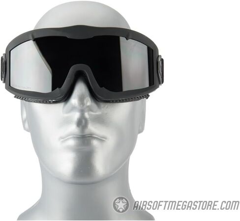 Lancer Tactical AERO Airsoft Tactical Safety Goggles ANSI Z87.1, 3mm Dual Pane Anti-Fog Lens for Hunting, Paintball, Cycling in Saudi Arabia
