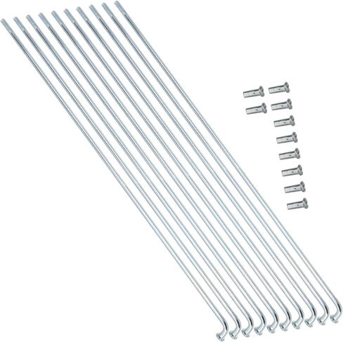 VGEBY Spokes, 10pcs Road Wheel Spoke Steel Spokes Cycling Accessories (310MM) 310Mm Spokes in Saudi Arabia