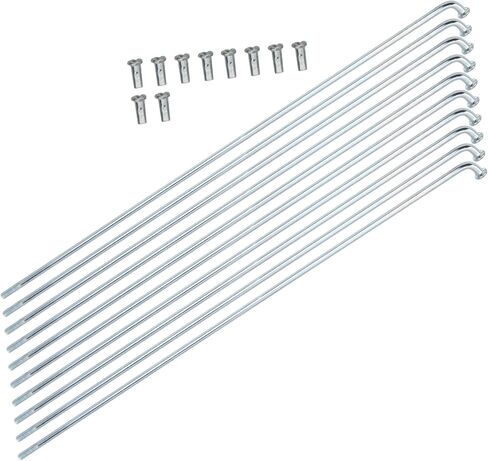 VGEBY Spokes, 10pcs Road Wheel Spoke Steel Spokes Cycling Accessories (310MM) 310Mm Spokes in Saudi Arabia