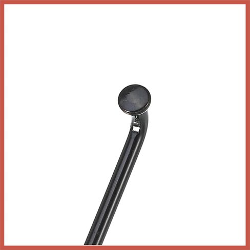 ACROPIX 36 قطعة 14G J Bend 280 مم × 2 مم دراجة دراجة المتحدث مع الحلمات الصلب قطع غيار السيارات السوداء in Saudi Arabia