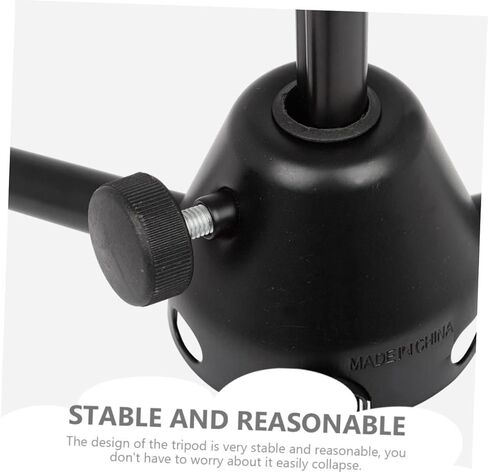 حامل ساكسفون ألتو قابل للطي من كيسانجل، حامل ساكس أسود، قاعدة ثلاثية لملحقات آلة ألتو تينور ساكسفون الموسيقية، محمول ومقاوم للاهتراء in Kuwait