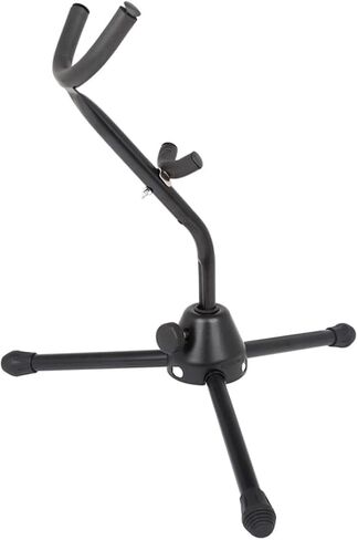 حامل ساكسفون ألتو قابل للطي من كيسانجل، حامل ساكس أسود، قاعدة ثلاثية لملحقات آلة ألتو تينور ساكسفون الموسيقية، محمول ومقاوم للاهتراء in Kuwait