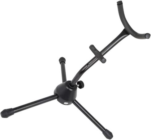 حامل ثلاثي القوائم محمول ألتو ساكسفون قابل للطي مع تصميم منزلق، دعم الساكسفون لأدوات ألتو تينور، سهل الحمل والتخزين، أسود in Kuwait